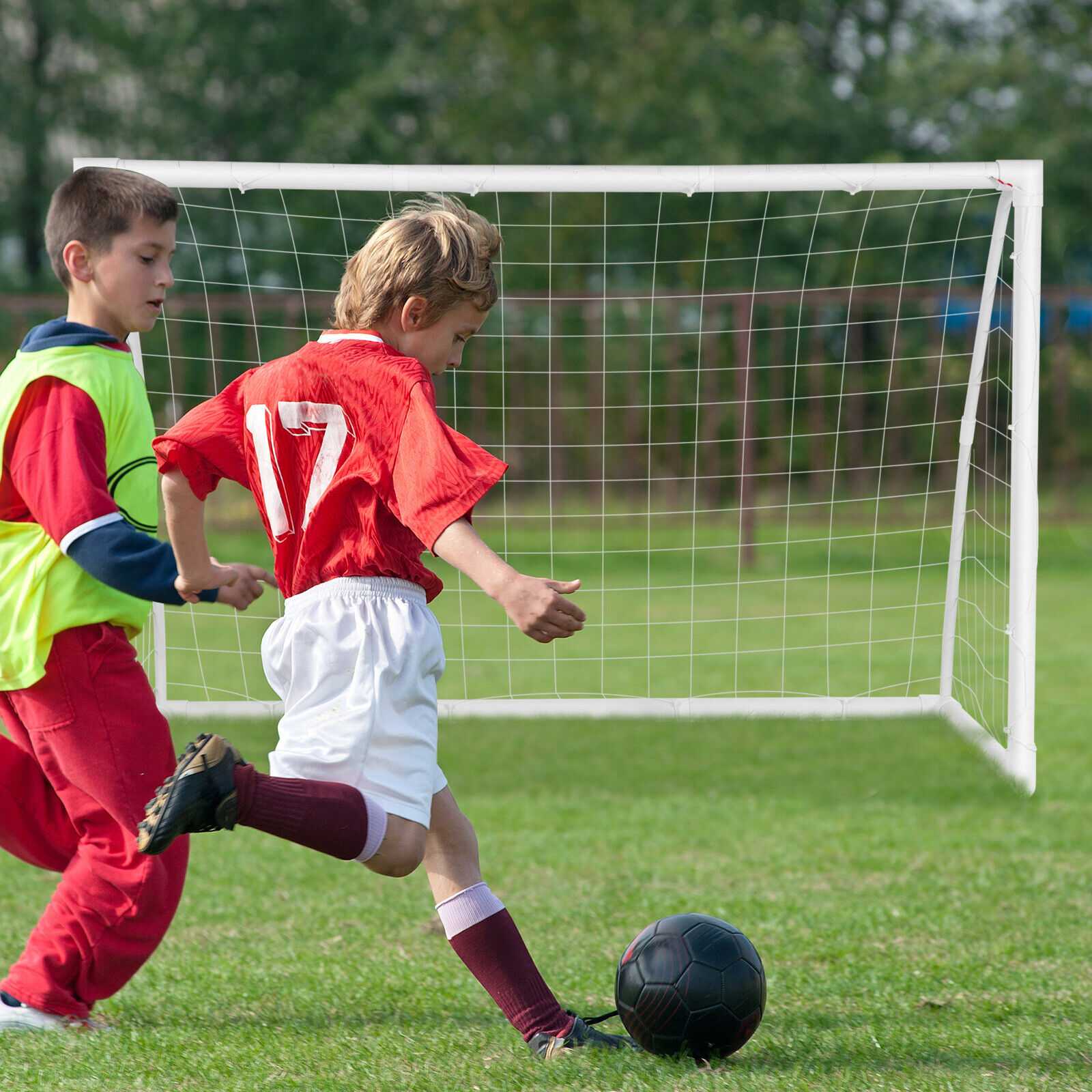 6x4 Feet Soccer Goal Strong UPVC Frame Equipment