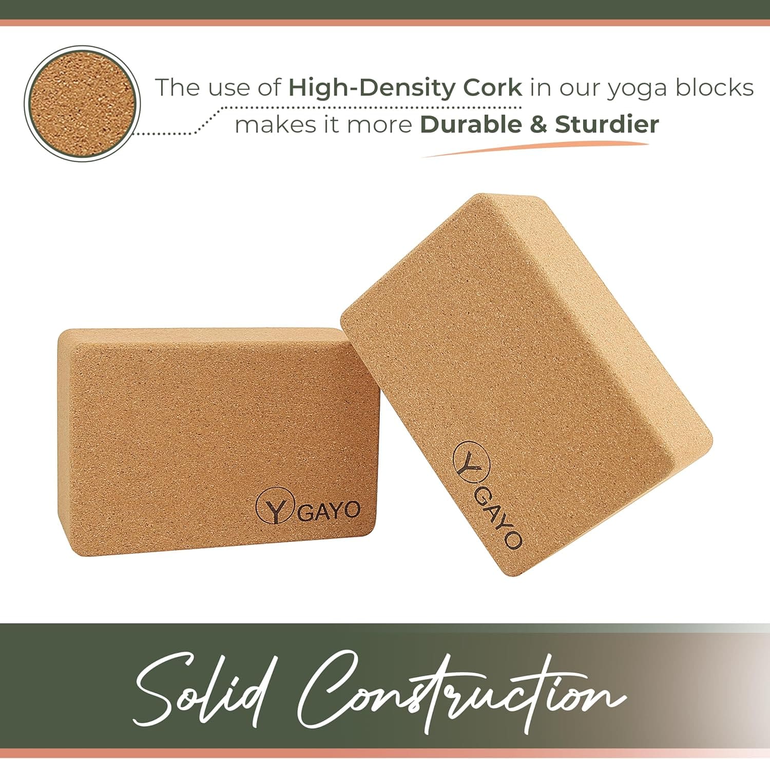 Ultimate Cork Yoga Essentials Kit Fitness Accessories Set