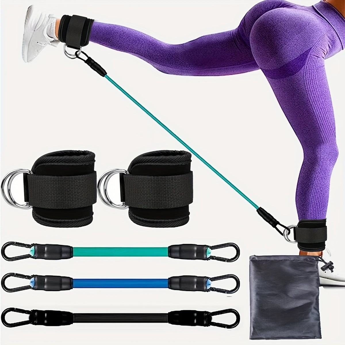 Ankle Strap Resistance Bands Hip Leg Training Equipment