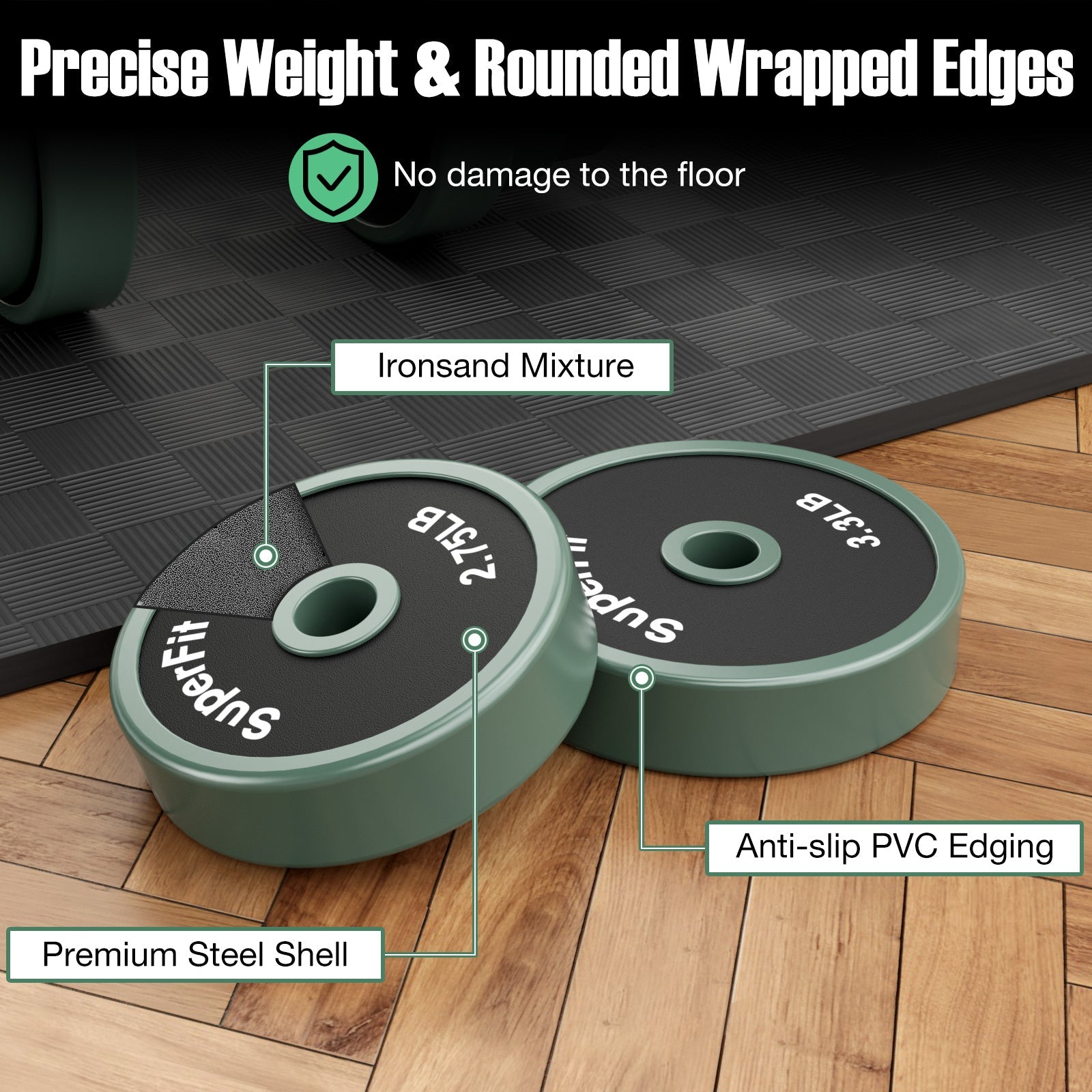 Adjustable Weight Dumbbell Set with Bar Connector
