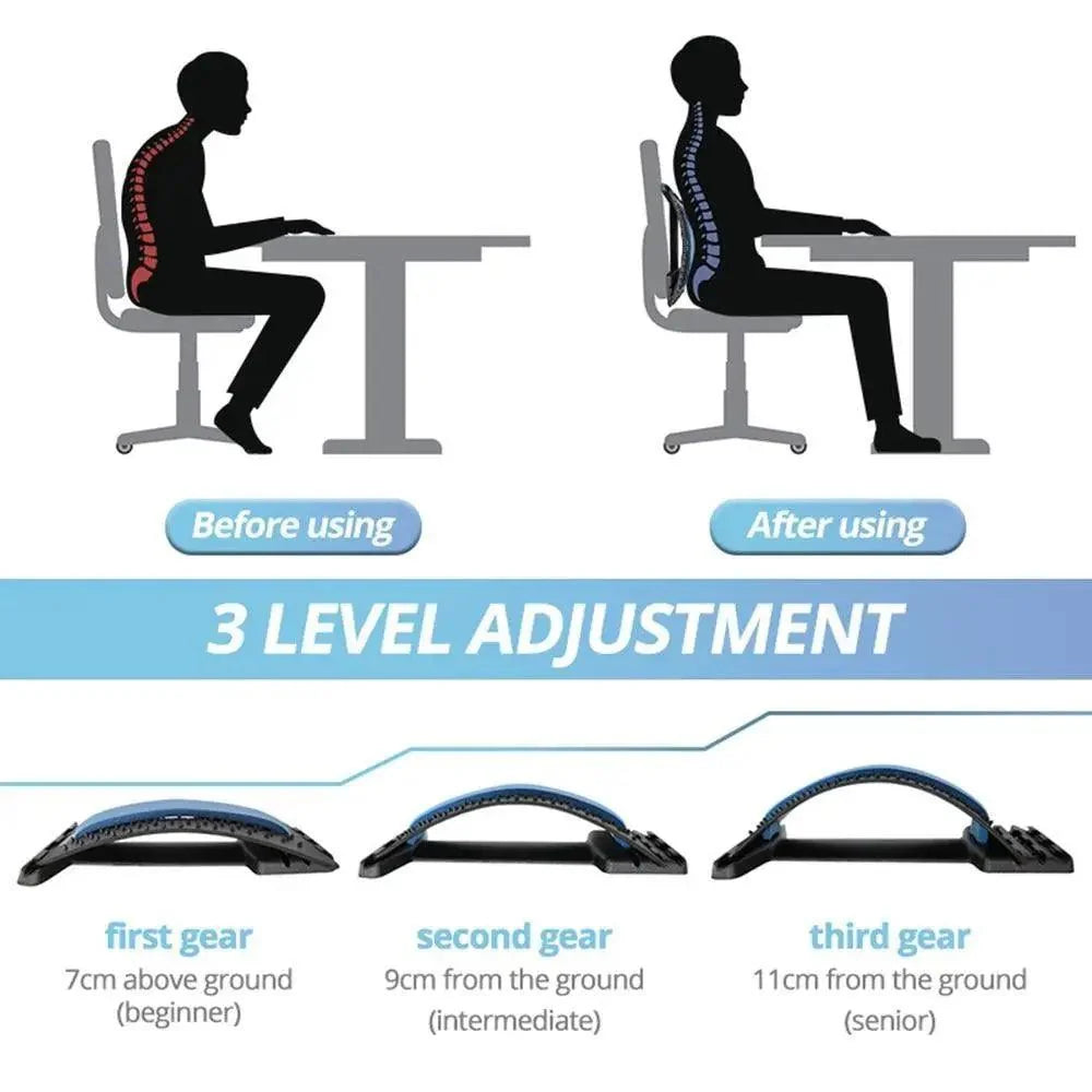 Back Stretching Device Spine Posture Therapy Support