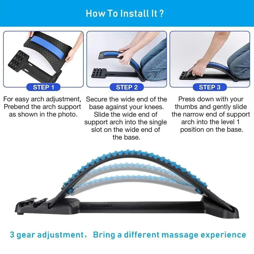 Back Stretching Device Spine Posture Therapy Support