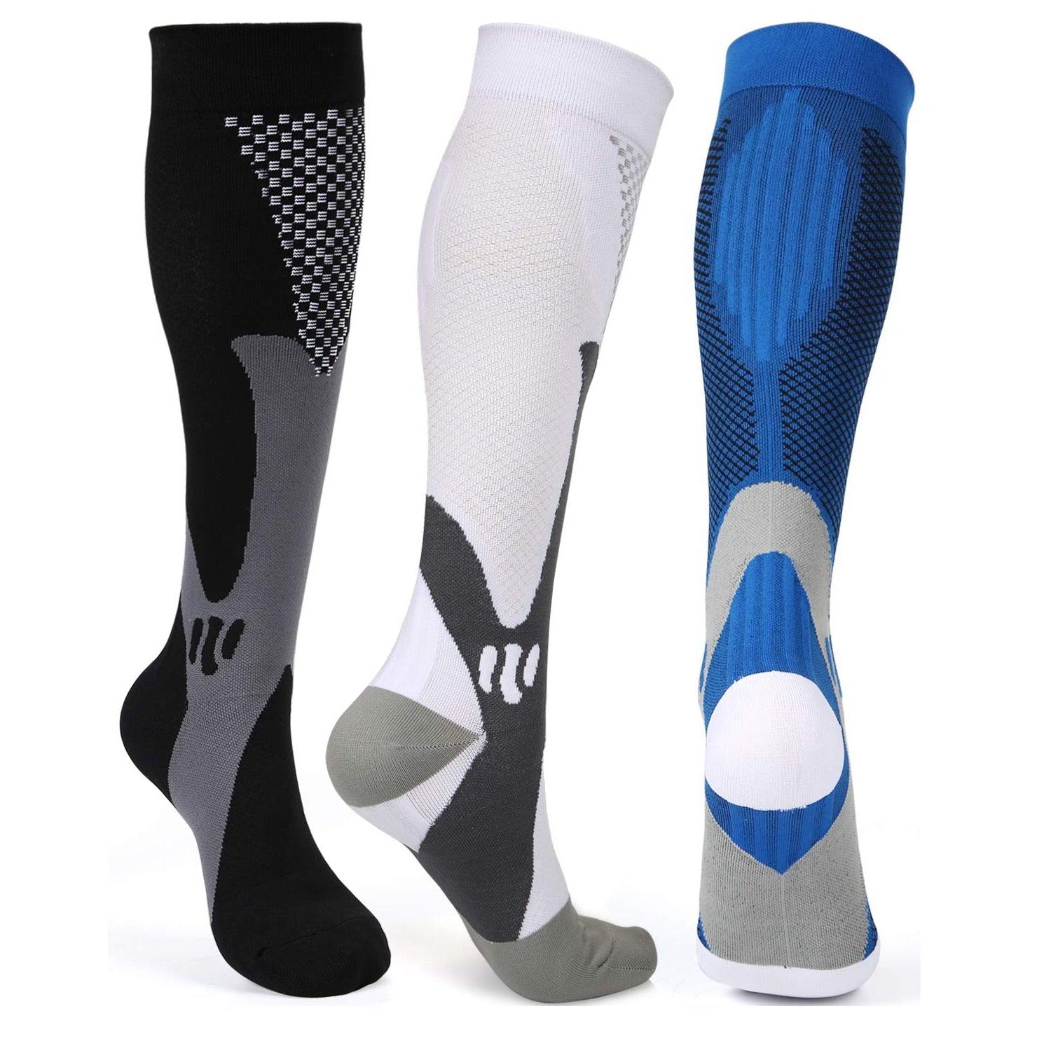 Compression Socks 20-30mmHg Sports Nursing Support Stockings