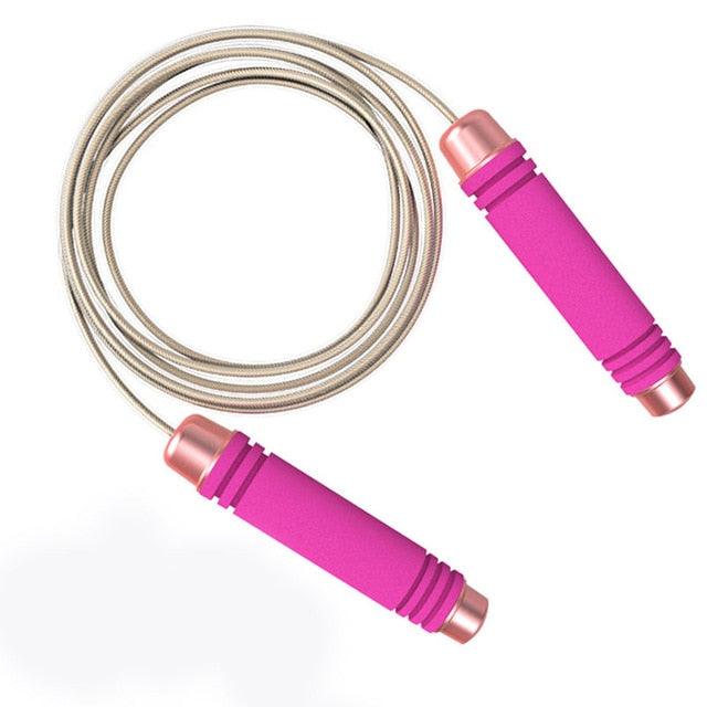 Weighted Steel Wire Jump Rope Anti Slip Handles