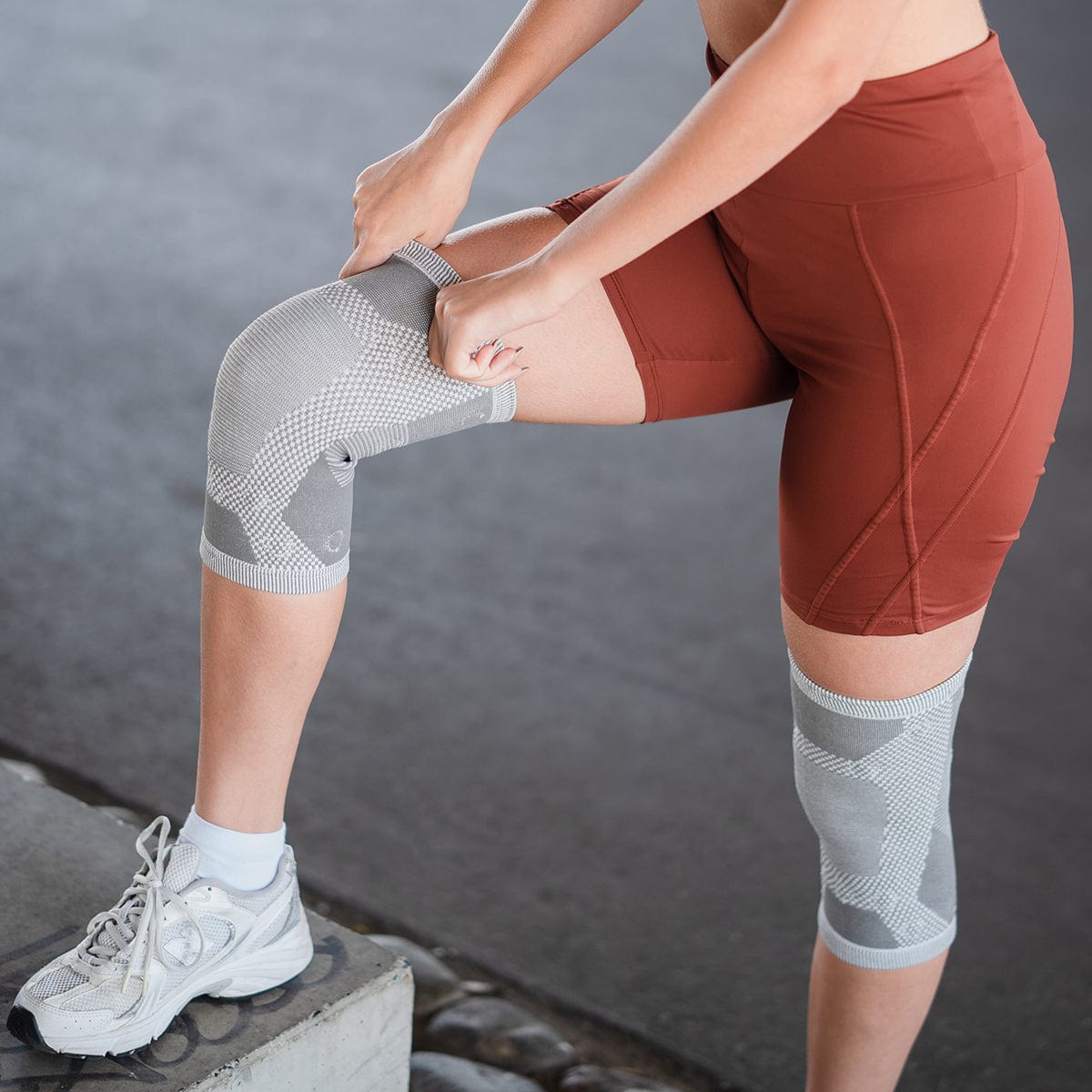 Magnetic Therapy Knee Compression Sleeves Support Pair