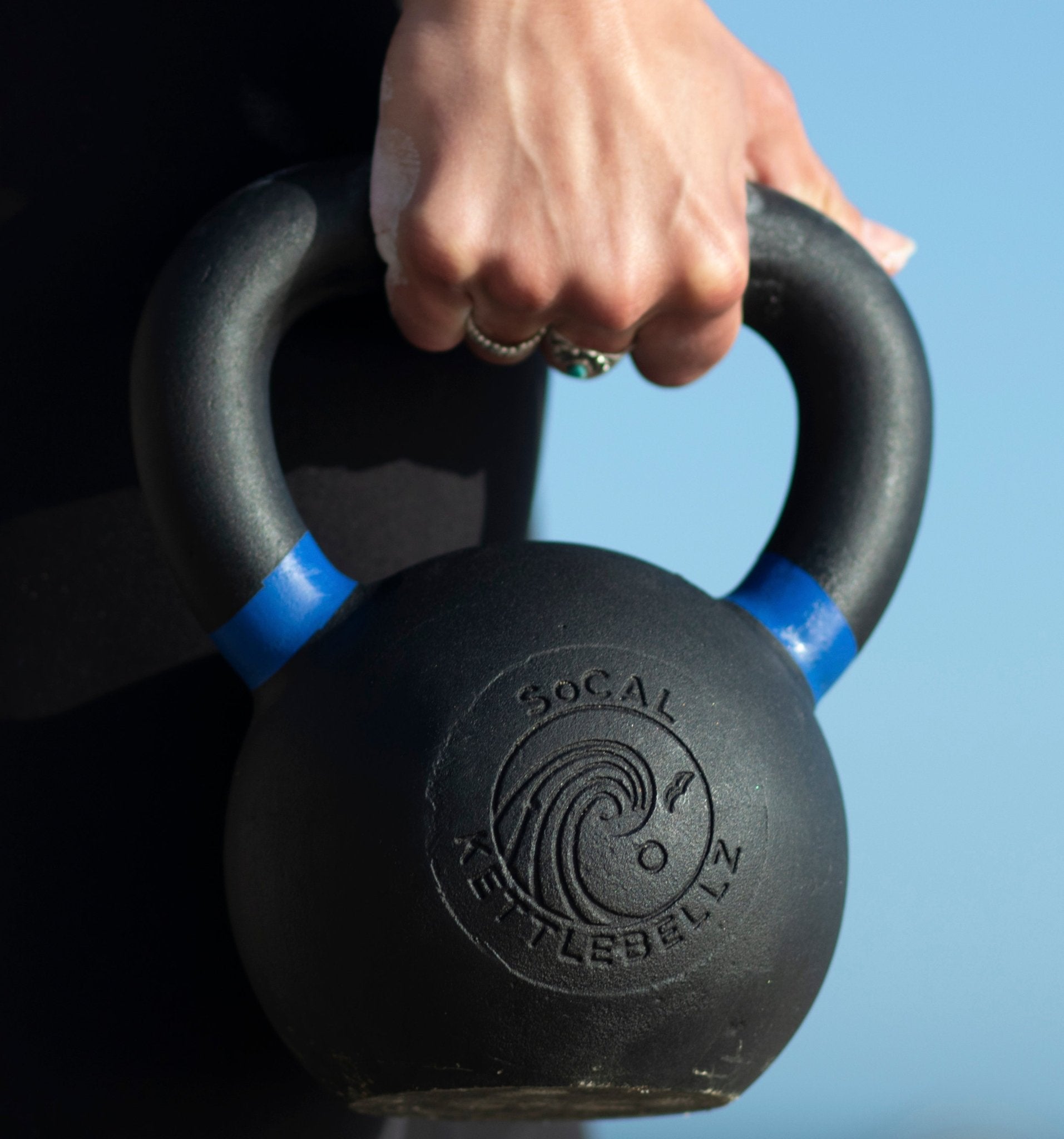 Powder Coated Kettlebell Durable Home Gym Weight Equipment